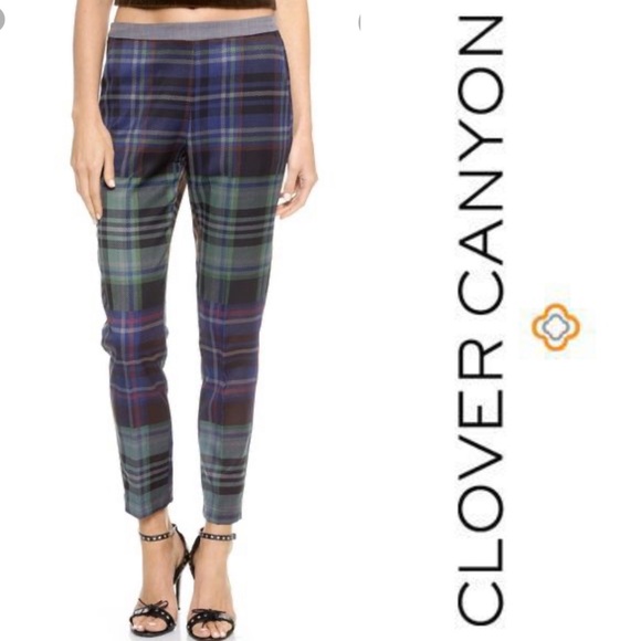 Clover Canyon Pants - Clover Canyon Celtic Plaid Pant